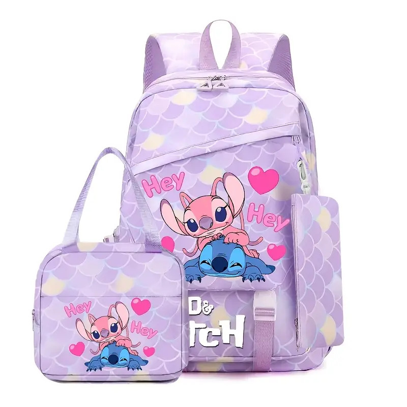 New Stitch Student Backpack for the Start of School Season, Lightweight and Load Reducing, Large Capacity Backpack for Boys and Girls in Grades 1-6 New Stitch Student Backpack for the Start of School Season, Lightweight and Load Reducing, Large Capacity Backpack for Boys and Girls in Grades 1-6