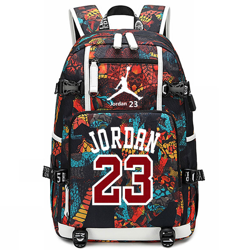 Lakers' James Kobe KOBE backpack, large capacity flying man backpack, men's and women's high school basketball backpack trend Lakers' James Kobe KOBE backpack, large capacity flying man backpack, men's and women's high school basketball backpack trend