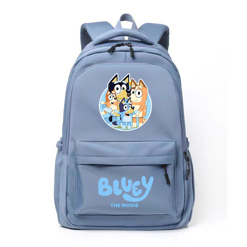 2024 Bluey new student backpack with large capacity for both men and women, lightweight and cute DIY backpack 2024 Bluey new student backpack with large capacity for both men and women, lightweight and cute DIY backpack
