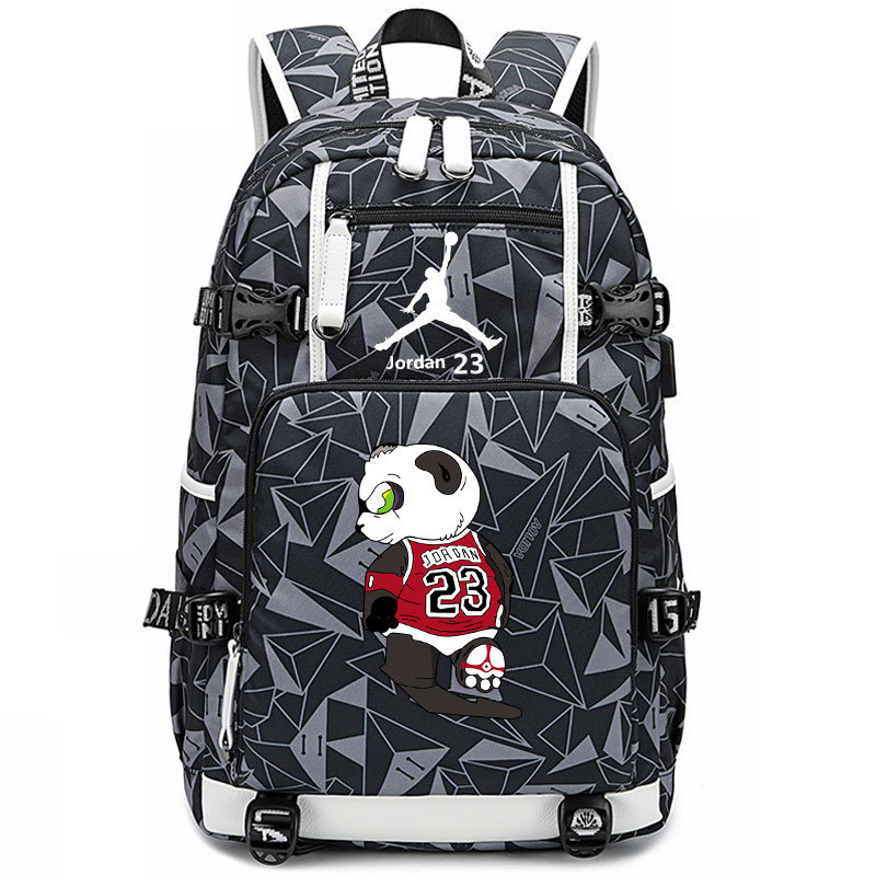 Lakers' James Kobe KOBE backpack, large capacity flying man backpack, men's and women's high school basketball backpack trend Lakers' James Kobe KOBE backpack, large capacity flying man backpack, men's and women's high school basketball backpack trend