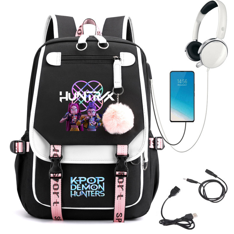 Witch Hunt Group Korean printed high school student campus backpack outdoor travel backpack cross-border hot sales 0712 Witch Hunt Group Korean printed high school student campus backpack outdoor travel backpack cross-border hot sales 0712