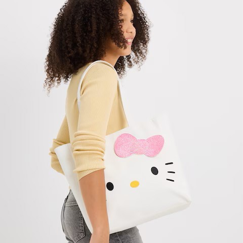 Australian Smiggle Shoulder Bag New Cute PU Bag Large Capacity Handheld Shopping Bag Primary and Secondary School Tutoring Bag