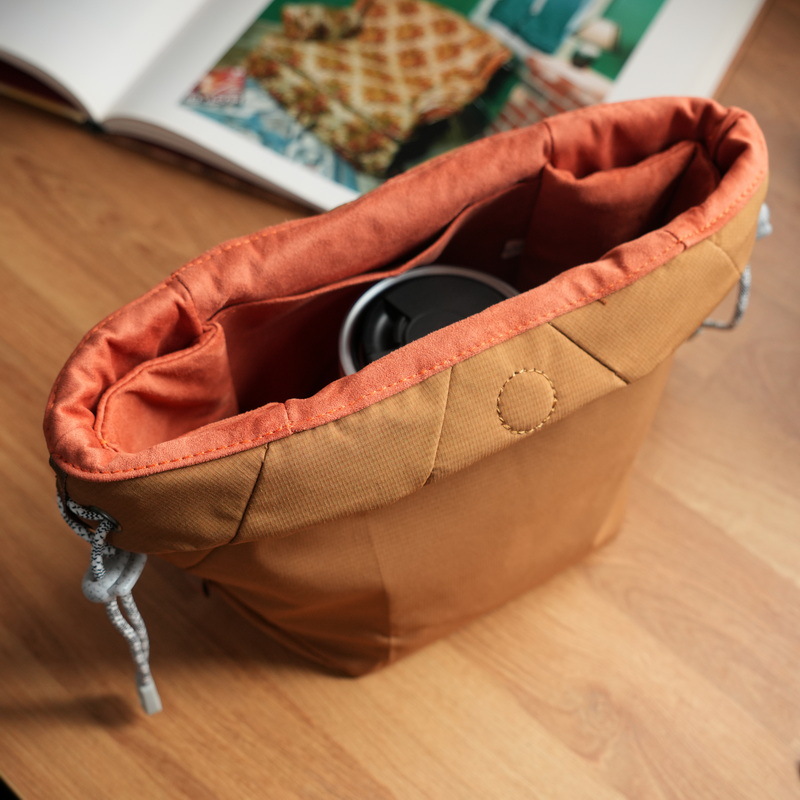 Micro single camera backpack with drawstring storage bag, foldable strap inner bag, Sony Fujifilm Leica universal camera bag Micro single camera backpack with drawstring storage bag, foldable strap inner bag, Sony Fujifilm Leica universal camera bag