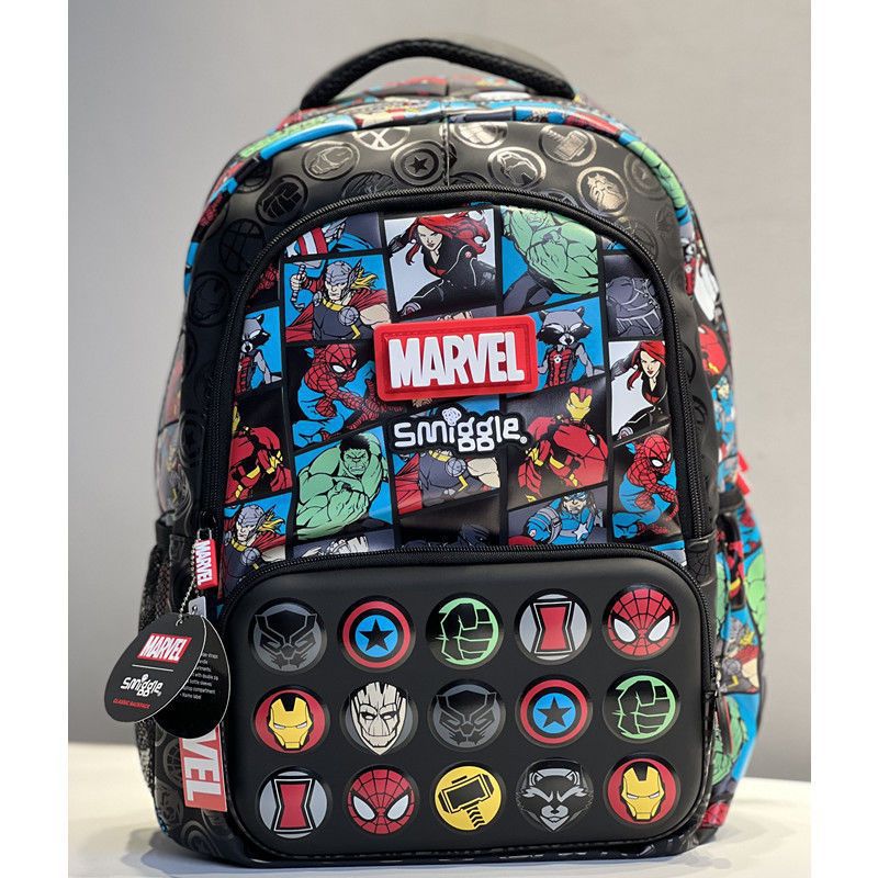 Australian Smiggle backpack for elementary school students, boys and girls, large capacity, lightweight backpack for both shoulders Australian Smiggle backpack for elementary school students, boys and girls, large capacity, lightweight backpack for both shoulders