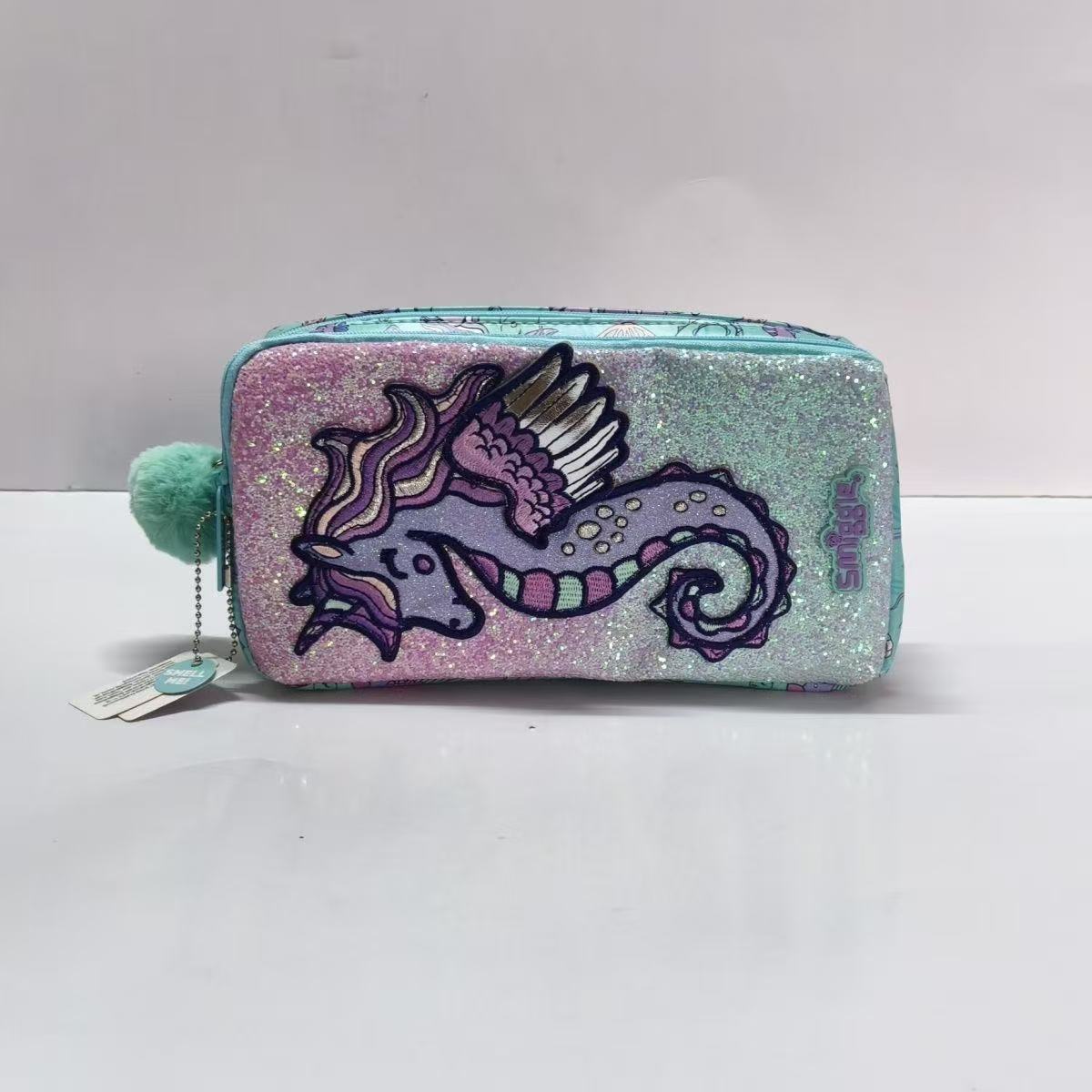 Australian Smiggle My World pencil case for primary and secondary school students, large capacity stationery bag, stationery box 2025 new model Australian Smiggle My World pencil case for primary and secondary school students, large capacity stationery bag, stationery box 2025 new model