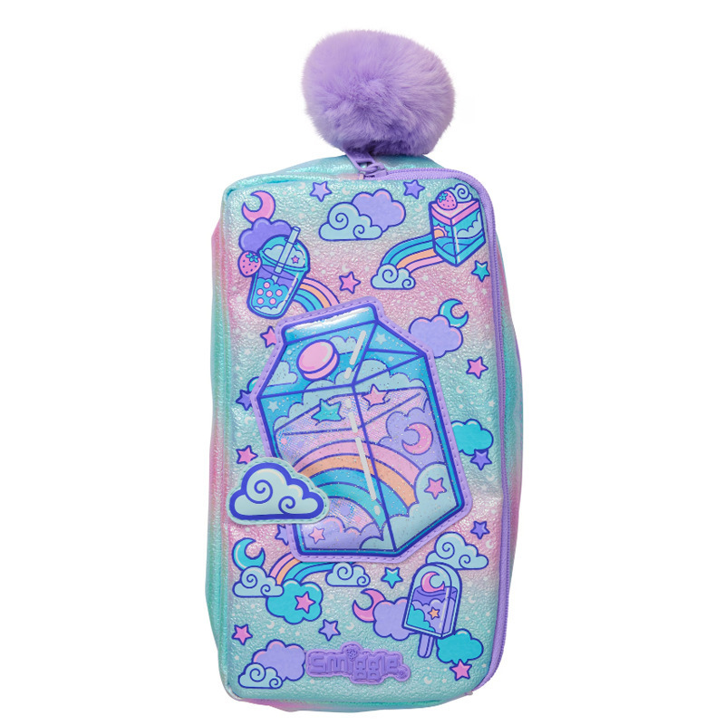 Australian smilgle backpack, pearl milk tea, large capacity backpack, student backpack, trendy for primary and secondary school students Australian smilgle backpack, pearl milk tea, large capacity backpack, student backpack, trendy for primary and secondary school students