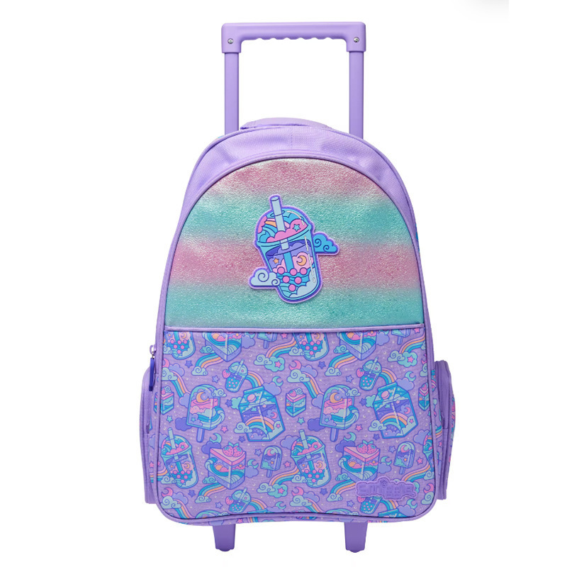 Australian smilgle backpack, pearl milk tea, large capacity backpack, student backpack, trendy for primary and secondary school students Australian smilgle backpack, pearl milk tea, large capacity backpack, student backpack, trendy for primary and secondary school students