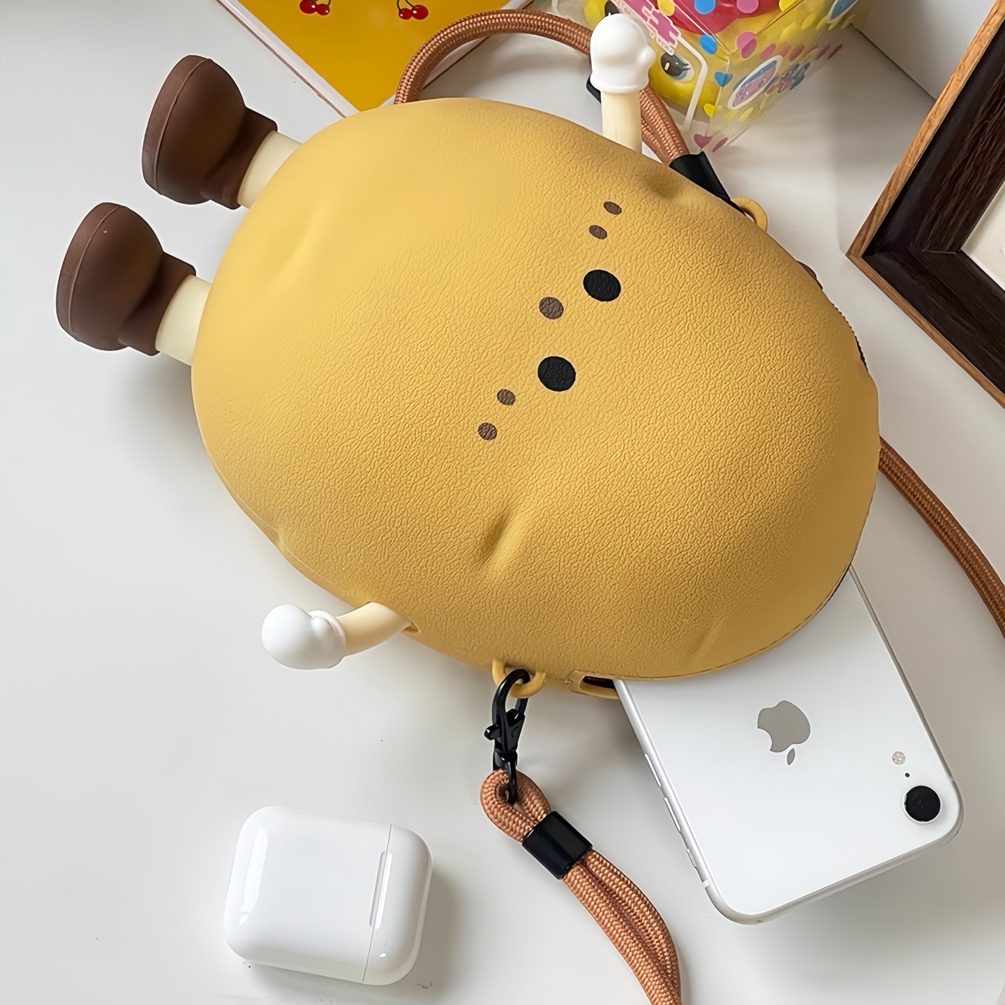 Pendant Women's Mini Pass Pendant Small Wallet Cute Vegetables Children's Key Zero Wallet Bluetooth Earphones Storage Bag Pendant Women's Mini Pass Pendant Small Wallet Cute Vegetables Children's Key Zero Wallet Bluetooth Earphones Storage Bag