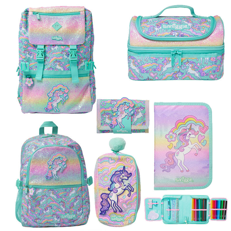 Australian backpack smilgle stationery mini children's ultra light backpack small backpack outdoor backpack glitter