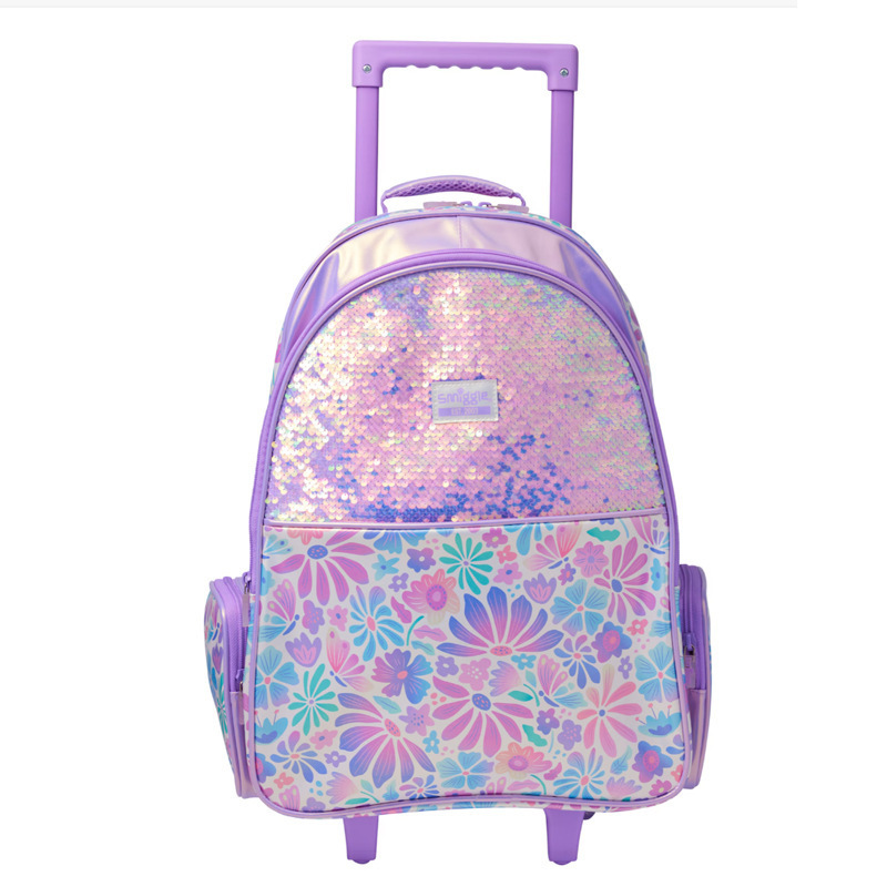 Australian smilgle backpack petal primary and secondary school children's backpack cartoon large capacity backpack meal bag trend Australian smilgle backpack petal primary and secondary school children's backpack cartoon large capacity backpack meal bag trend
