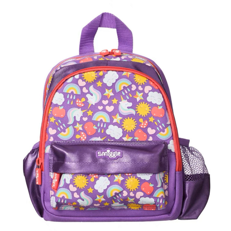 Australian Smiggle backpack for elementary school students, medium size backpack, lightweight backpack, kindergarten baby backpack Australian Smiggle backpack for elementary school students, medium size backpack, lightweight backpack, kindergarten baby backpack