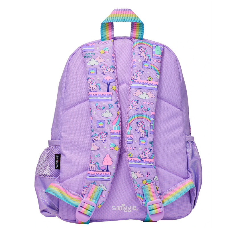 Australian smilgle medium-sized backpack, children's cartoon backpack, elementary school students' lower grade backpack, leisure bag wallet Australian smilgle medium-sized backpack, children's cartoon backpack, elementary school students' lower grade backpack, leisure bag wallet