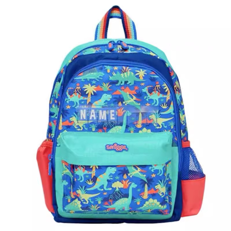 Australian Smiggle backpack, children's medium-sized design backpack, elementary school kindergarten cartoon backpack Australian Smiggle backpack, children's medium-sized design backpack, elementary school kindergarten cartoon backpack