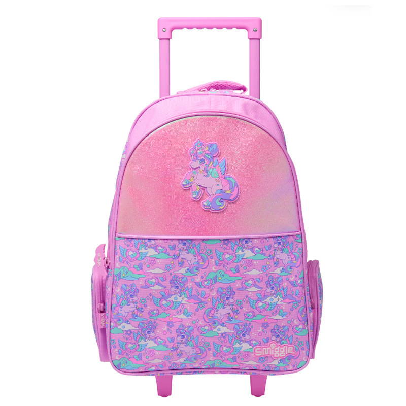 Australian smilgle backpack cartoon pony primary and secondary school backpack children's large capacity backpack meal bag pencil case Australian smilgle backpack cartoon pony primary and secondary school backpack children's large capacity backpack meal bag pencil case