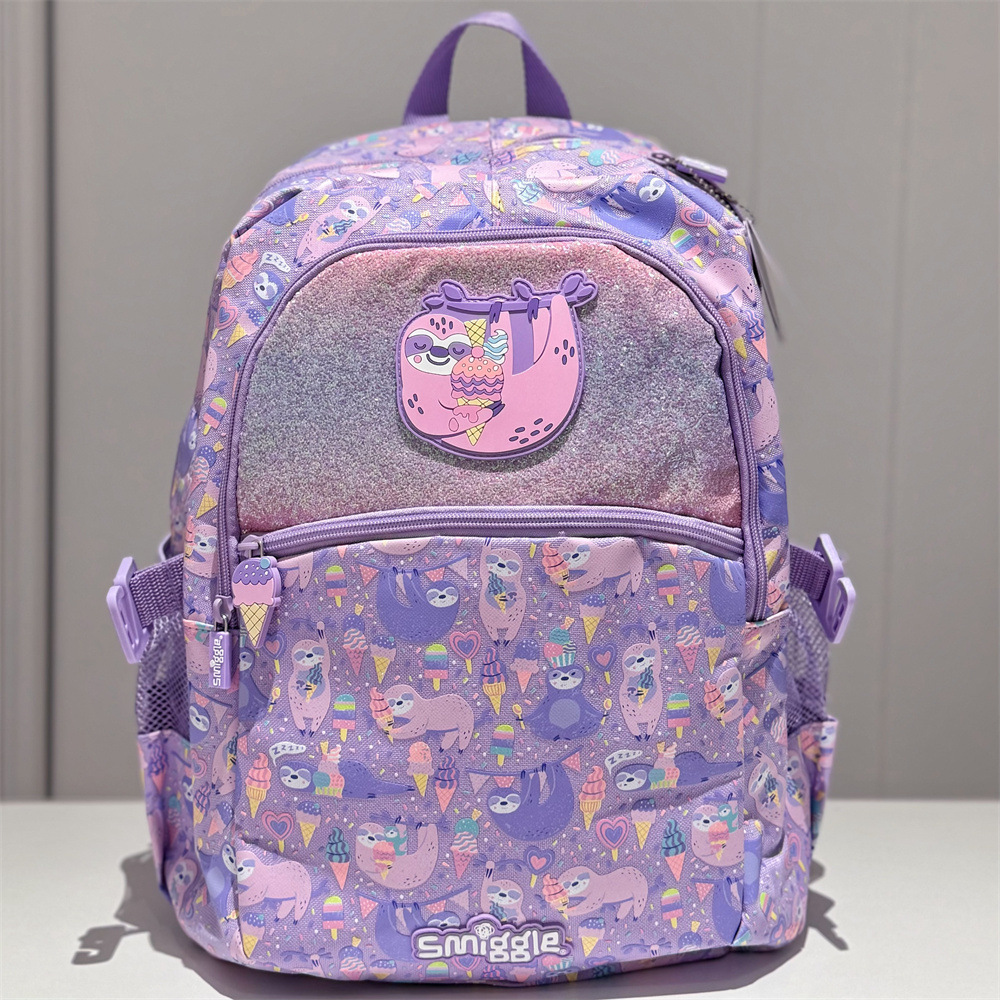 Australian Smiggle backpack for elementary school students, boys and girls, large capacity, lightweight backpack for both shoulders Australian Smiggle backpack for elementary school students, boys and girls, large capacity, lightweight backpack for both shoulders