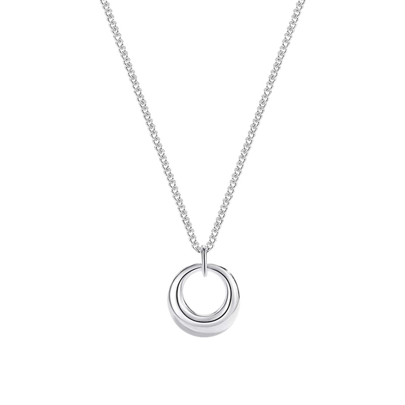 Geometric circle necklace for women, simple collarbone chain, light luxury, niche design, 2023 new hollowed out necklace Geometric circle necklace for women, simple collarbone chain, light luxury, niche design, 2023 new hollowed out necklace