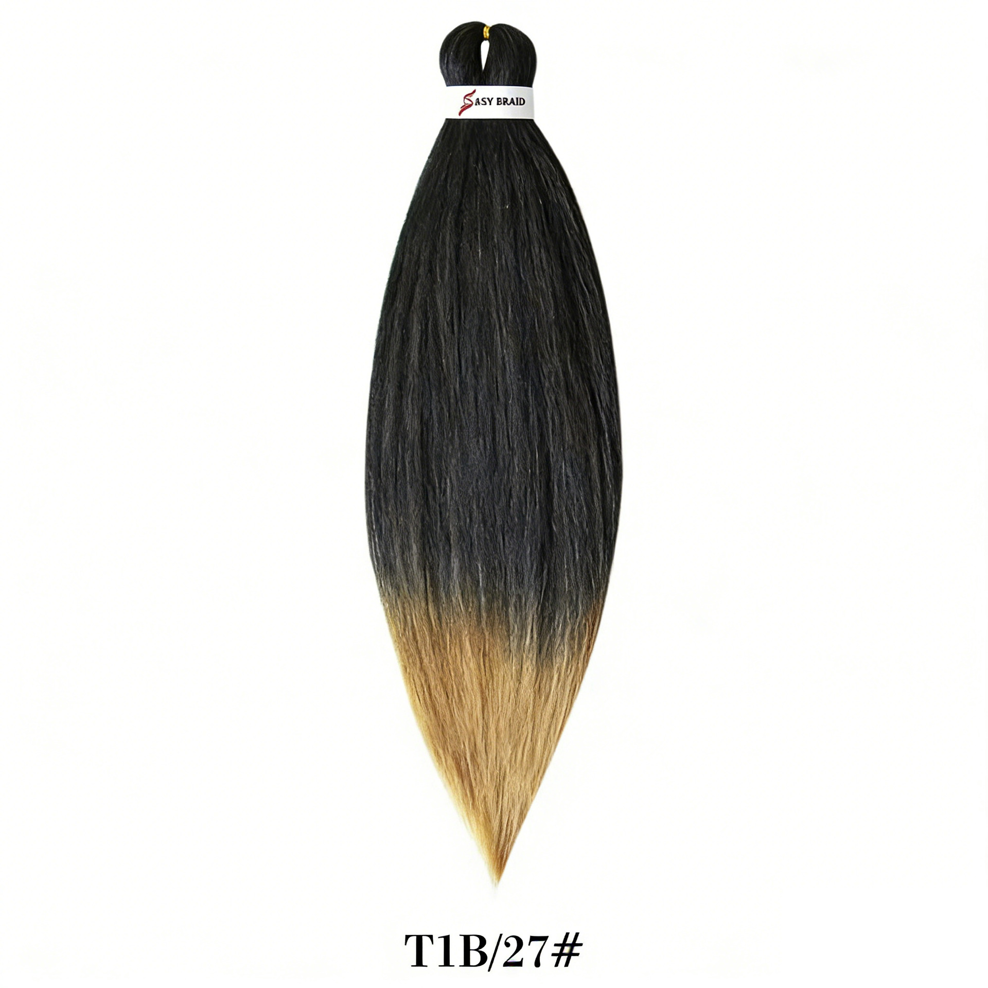 European and American low-temperature long straight hair EZ large braid styling wig 26 inches 90g BRAID synthetic fiber and stretch European and American low-temperature long straight hair EZ large braid styling wig 26 inches 90g BRAID synthetic fiber and stretch