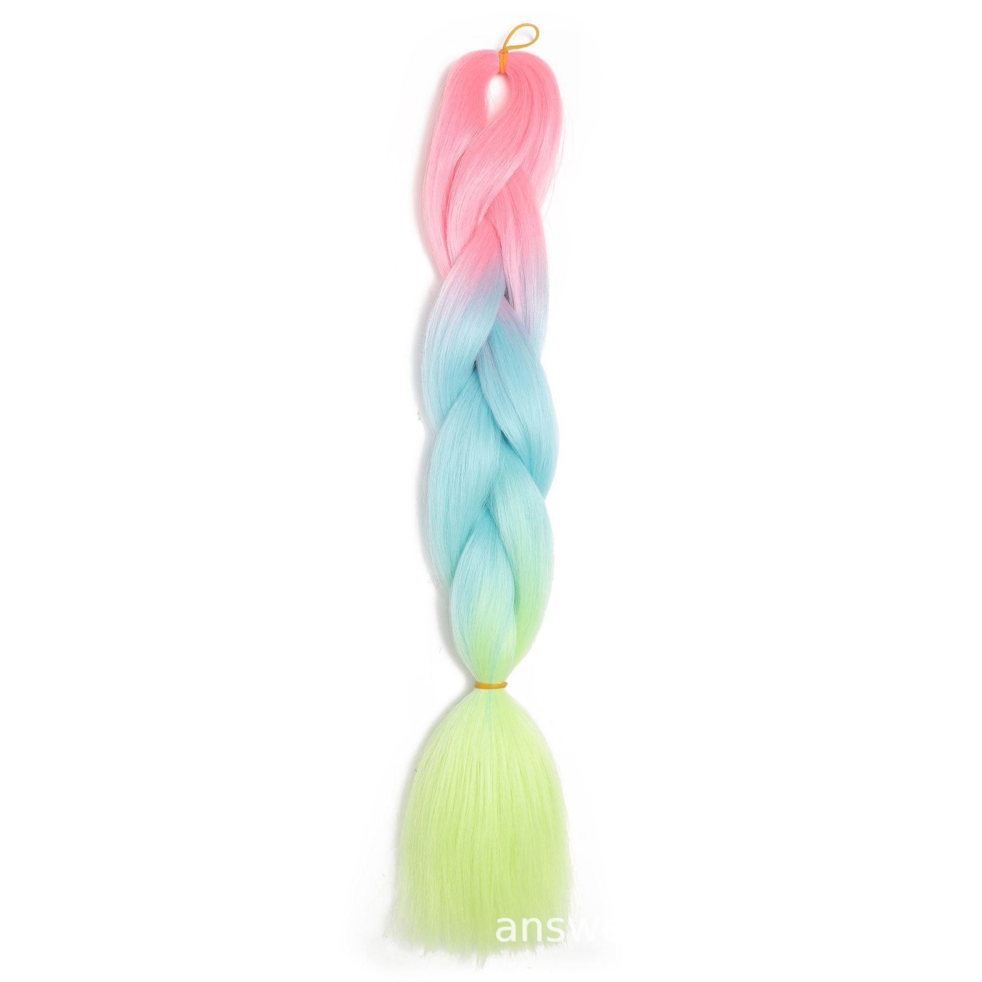 Luminous braids, ponytails, hair extensions, colored luminous braids, synthetic wigs, fluorescent ponytails, and large braids Luminous braids, ponytails, hair extensions, colored luminous braids, synthetic wigs, fluorescent ponytails, and large braids