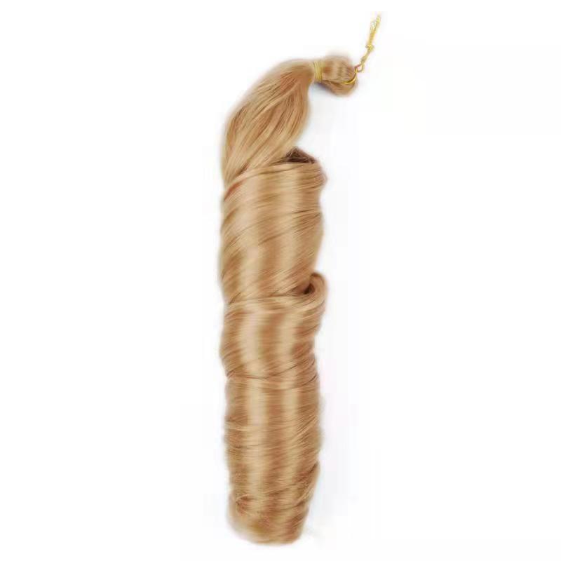 Silky French Pony Spanish Spiritual Curl Loose Wave Roll 22-28 inches Silky French Pony Spanish Spiritual Curl Loose Wave Roll 22-28 inches