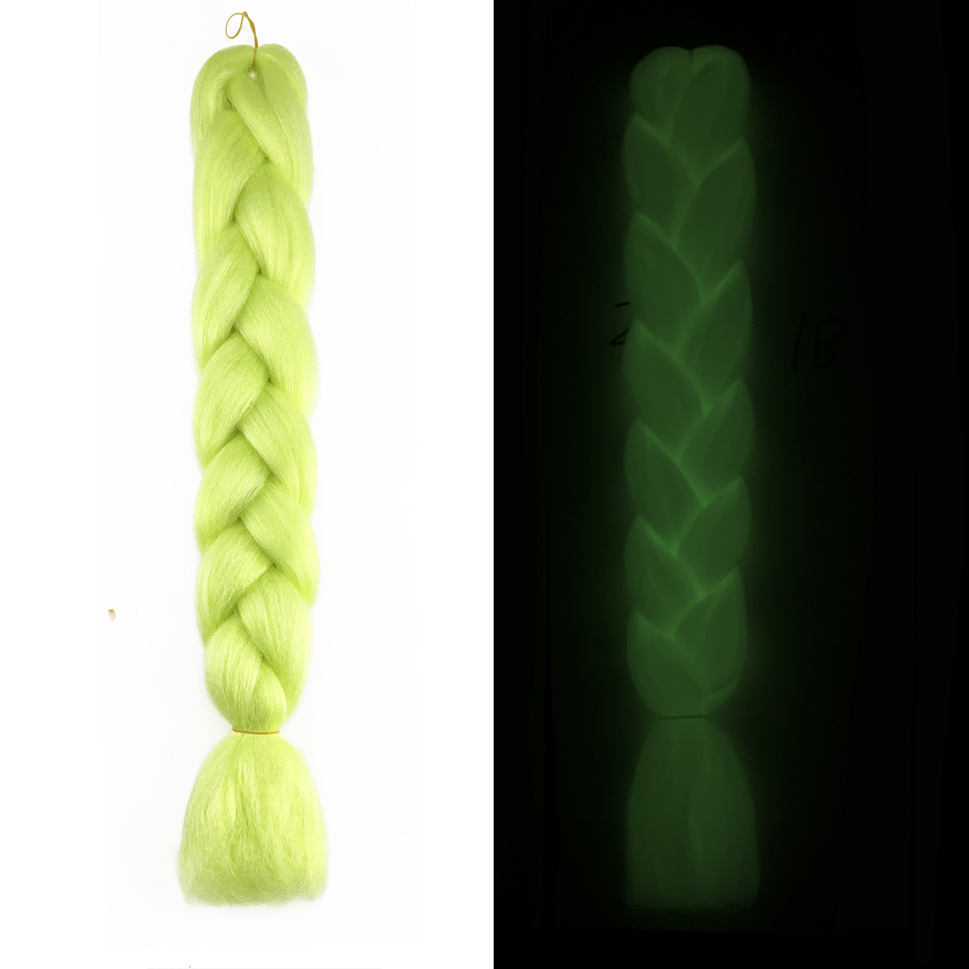 Luminous braids, ponytails, hair extensions, colored luminous braids, synthetic wigs, fluorescent ponytails, and large braids Luminous braids, ponytails, hair extensions, colored luminous braids, synthetic wigs, fluorescent ponytails, and large braids