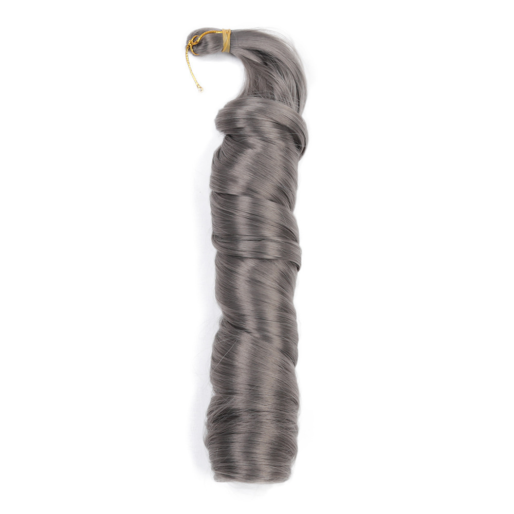 Silky French Pony Spanish Spiritual Curl Loose Wave Roll 22-28 inches Silky French Pony Spanish Spiritual Curl Loose Wave Roll 22-28 inches
