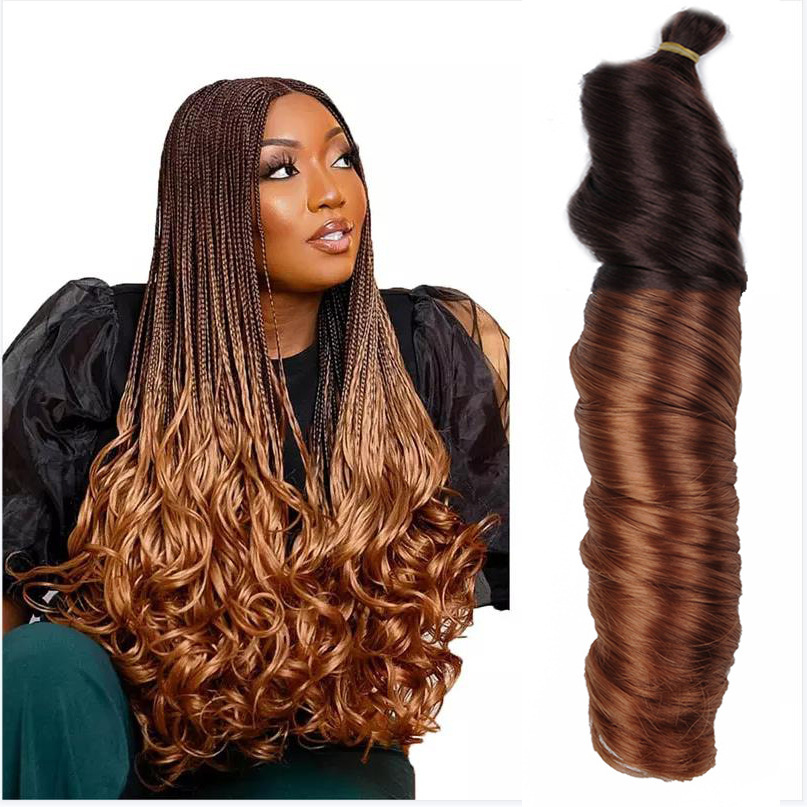 Silky French Pony Spanish Spiritual Curl Loose Wave Roll 22-28 inches