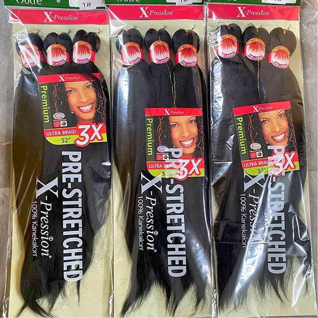3X pre stitch braided hair for foreign trade, African style, dirty braid and stretch crochet hair, 26 inches 3X pre stitch braided hair for foreign trade, African style, dirty braid and stretch crochet hair, 26 inches