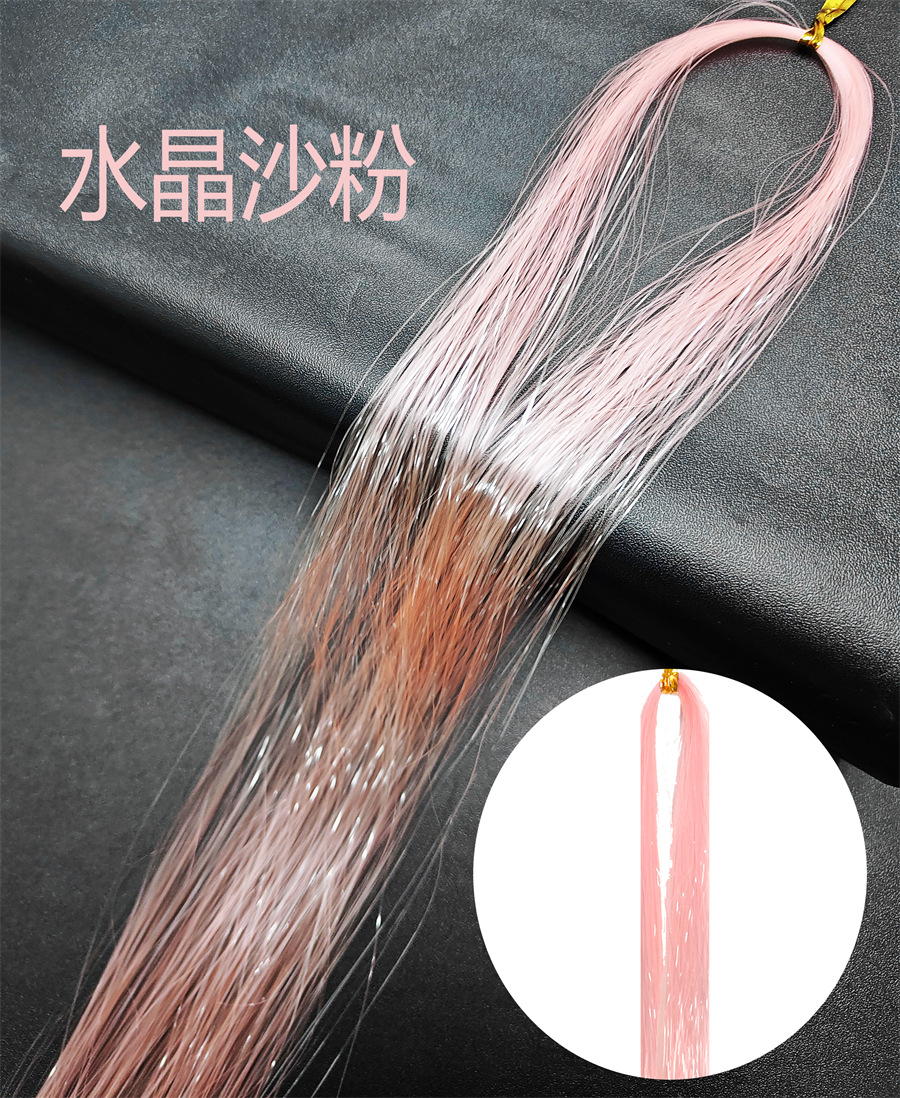 Source factory Tinselhair laser wire shiny metal wire seamless hair extensions Amazon wig extensions batch Source factory Tinselhair laser wire shiny metal wire seamless hair extensions Amazon wig extensions batch