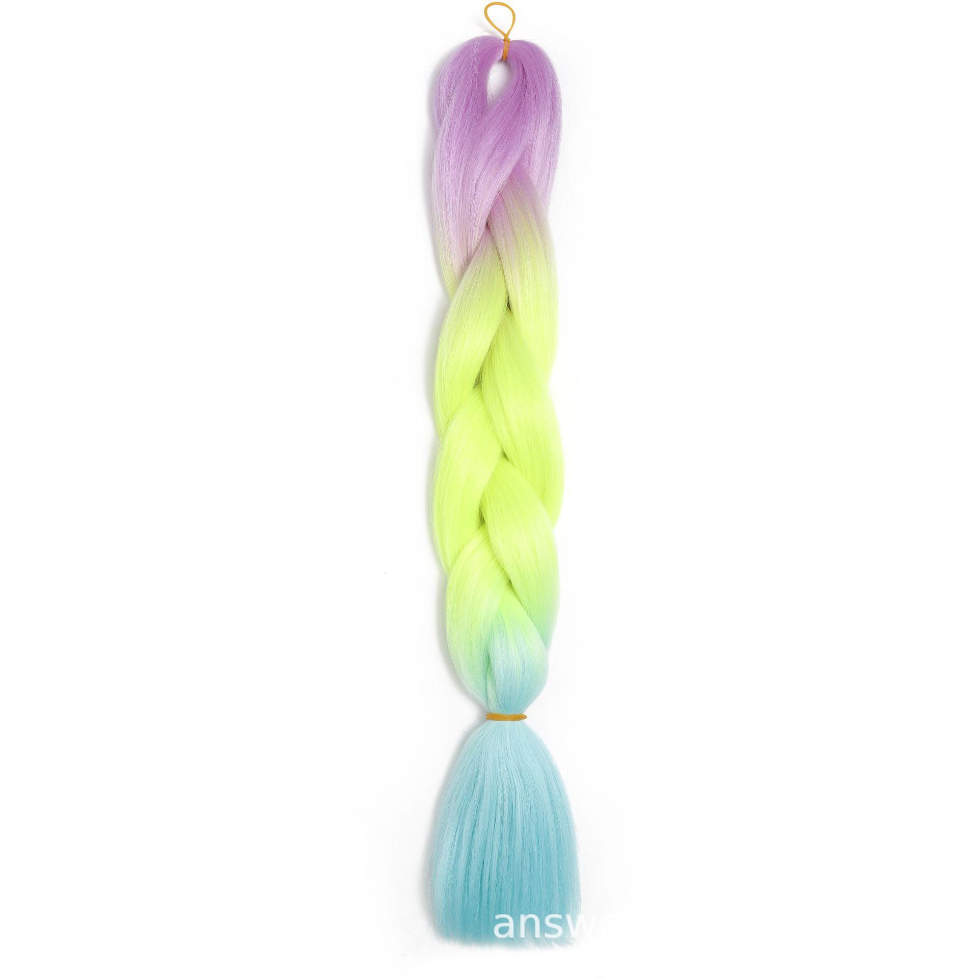 Luminous braids, ponytails, hair extensions, colored luminous braids, synthetic wigs, fluorescent ponytails, and large braids Luminous braids, ponytails, hair extensions, colored luminous braids, synthetic wigs, fluorescent ponytails, and large braids