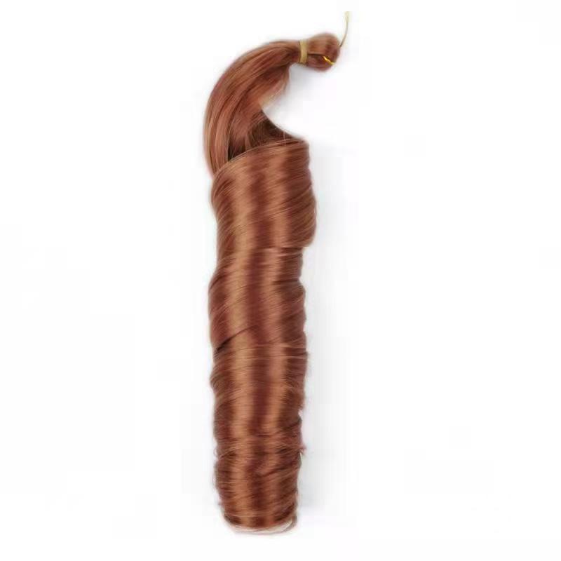 Silky French Pony Spanish Spiritual Curl Loose Wave Roll 22-28 inches Silky French Pony Spanish Spiritual Curl Loose Wave Roll 22-28 inches