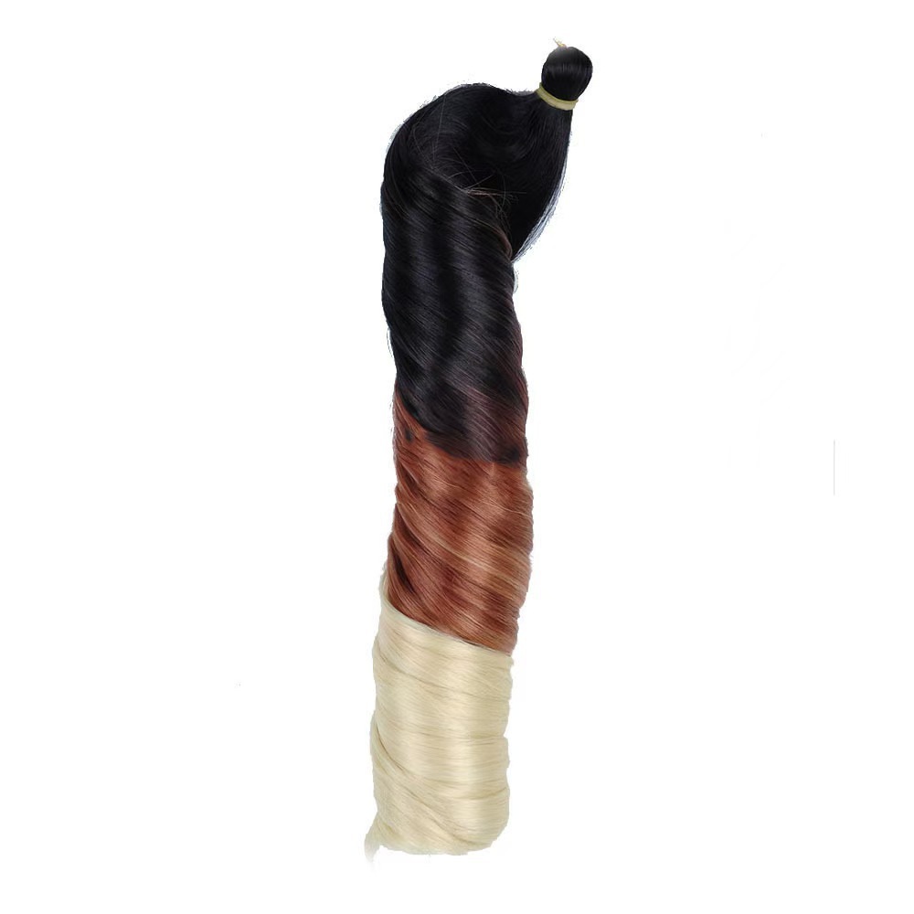 Silky French Pony Spanish Spiritual Curl Loose Wave Roll 22-28 inches Silky French Pony Spanish Spiritual Curl Loose Wave Roll 22-28 inches