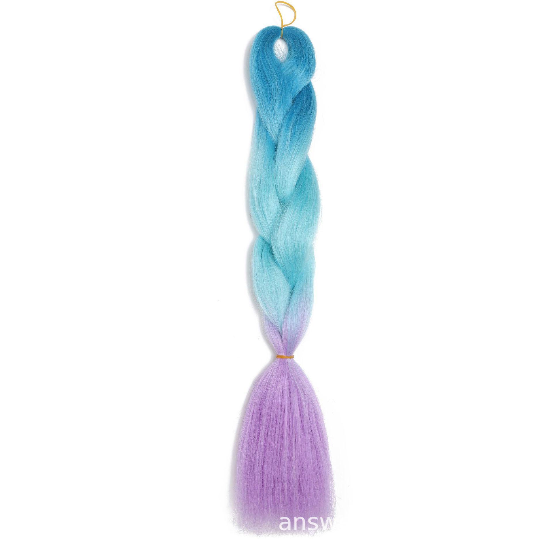 Luminous braids, ponytails, hair extensions, colored luminous braids, synthetic wigs, fluorescent ponytails, and large braids Luminous braids, ponytails, hair extensions, colored luminous braids, synthetic wigs, fluorescent ponytails, and large braids