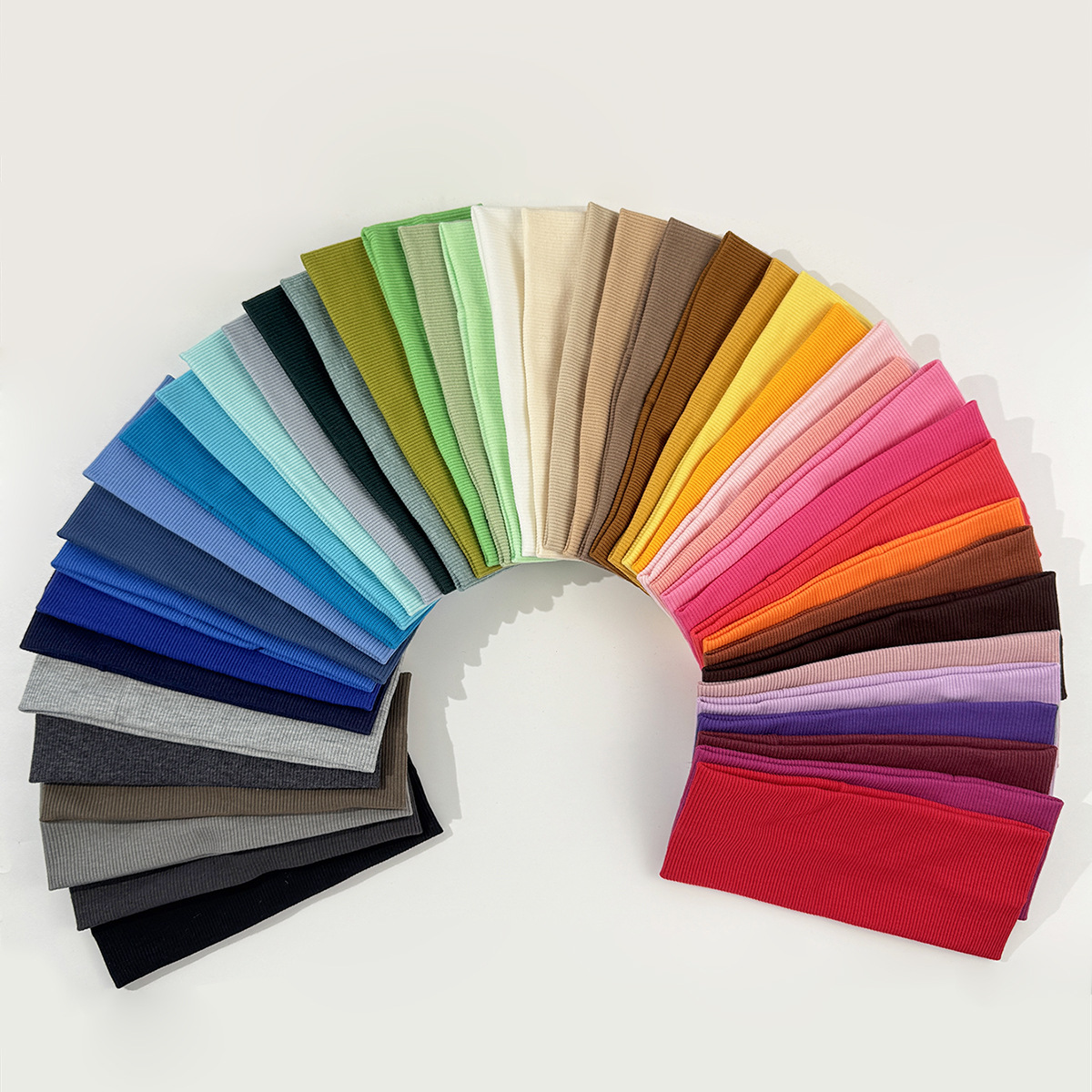 New solid color knitted headband for men's and women's yoga sports, sweat absorbing headband, internet famous, same thread cotton face wash headband