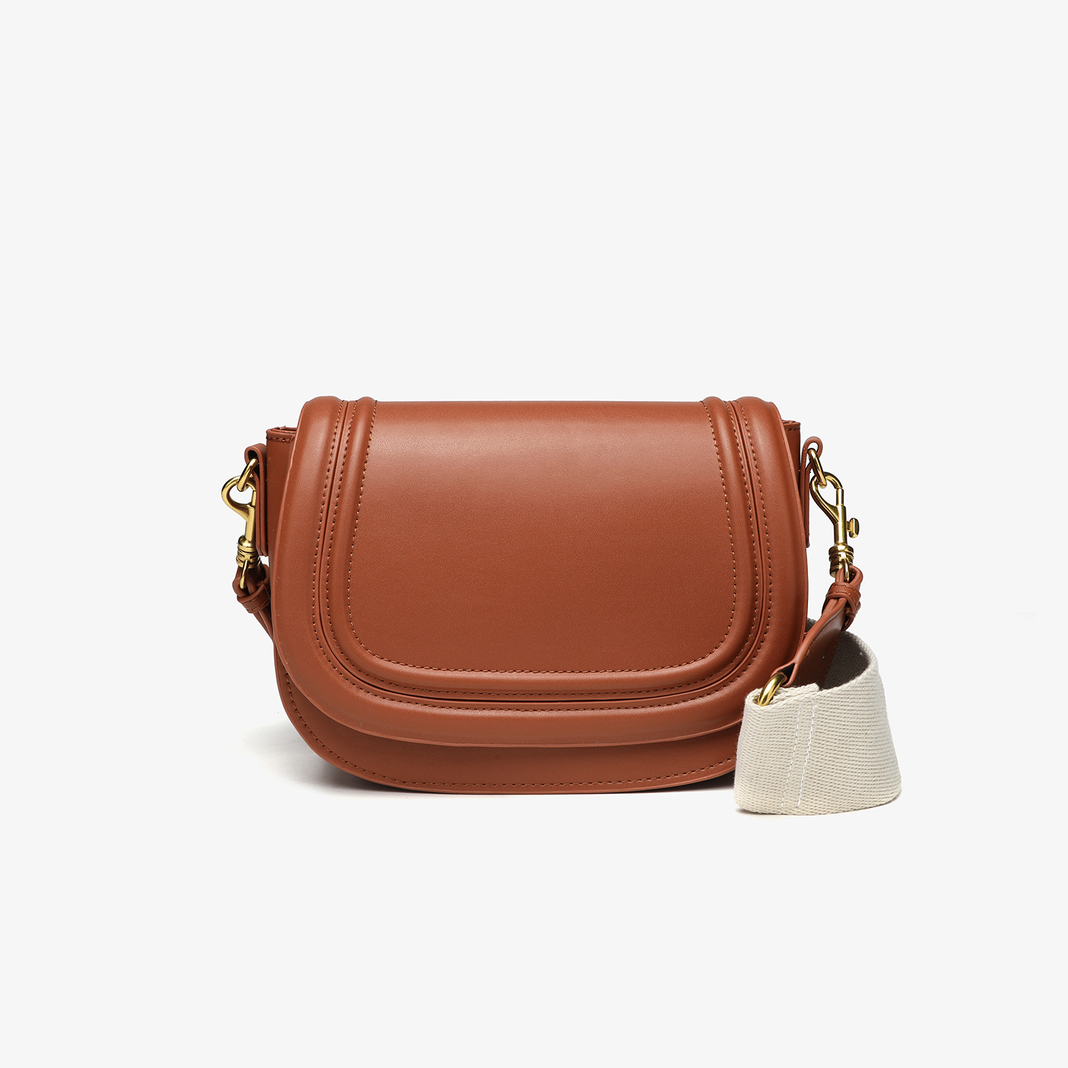 ZR Home Women's Bag Saddle Bag Shoulder Bag Foreign Trade Explosive Bag 2025 New Wide Shoulder Strap Diagonal Underarm Cross border Wholesale