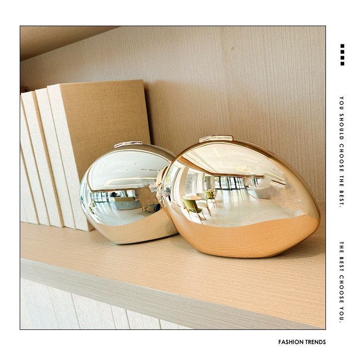 Cross border hot selling women's acrylic dinner bag, niche design, irregular evening dress bag, goose egg single shoulder crossbody handbag