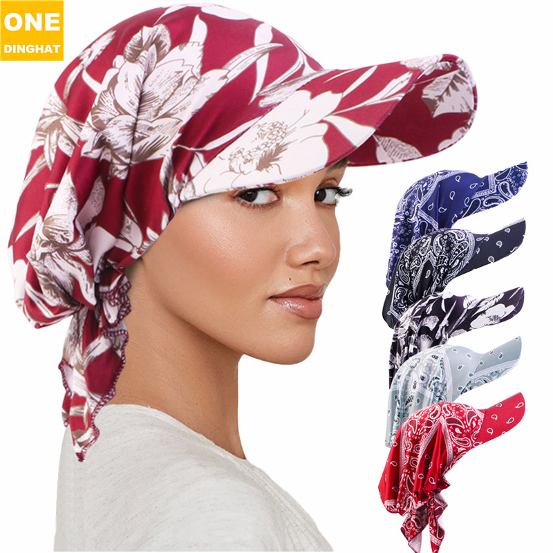 New hat brim headscarf, outdoor sunshade headscarf, ethnic cloth headscarf, JDT-234C