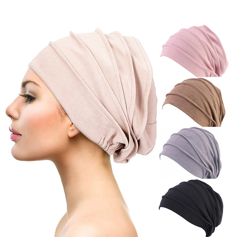 New thickened elastic cotton hood, chemotherapy cap, louver cap TJM-267