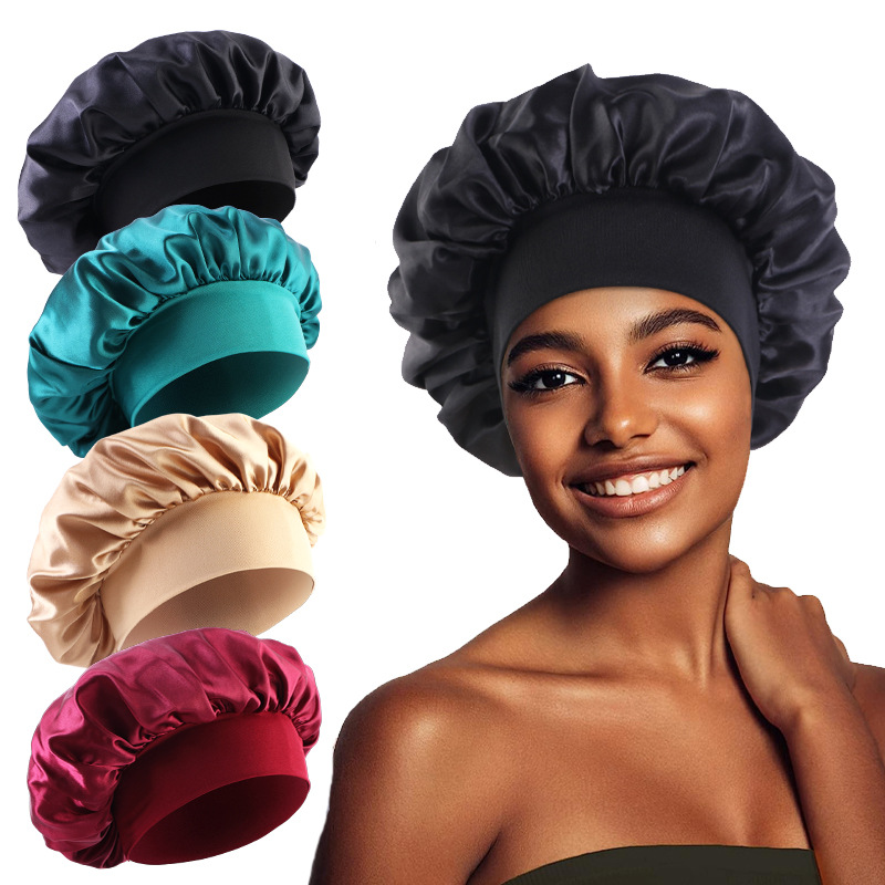 New Wide Edge High Elasticity Headband Sleeping Hat for Women, Chemotherapy Hat, Hair Care Hat TJM-301