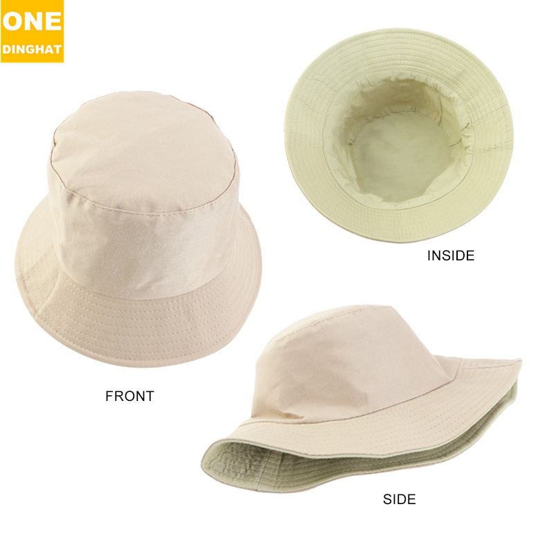 Amazon's new solid color light panel double-sided fisherman hat sunshade hat, sun protection simple foldable basin hat Amazon's new solid color light panel double-sided fisherman hat sunshade hat, sun protection simple foldable basin hat