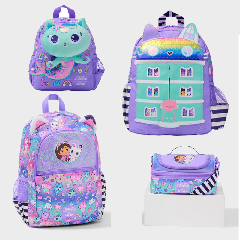 Backpacks, backpacks, kindergarten cartoons, elementary school students, cute and casual children's meal bags, dolls