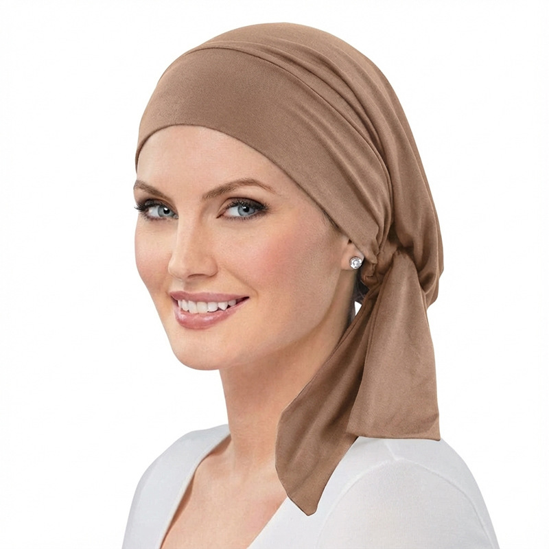 Elastic ribbon headband cap, toe cap, base cap, hair care cap JDT-31A