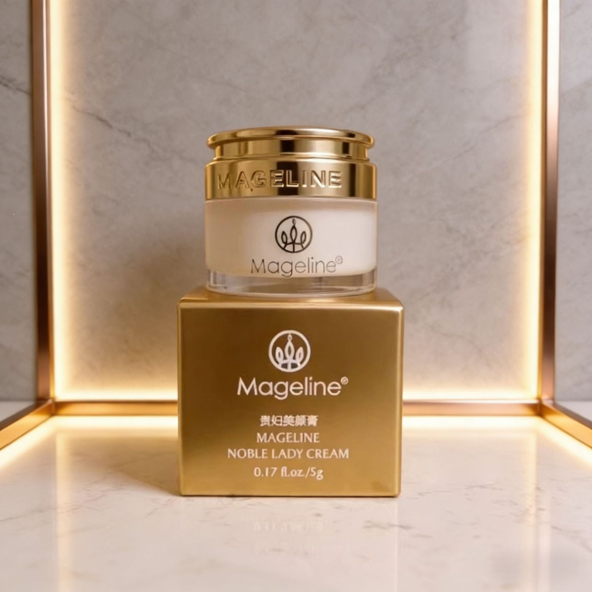 Mai Li Ji Lady Cream sample tightens the skin, reduces acne scars, refines pores, brightens and is gentle and comfortable for pregnant women