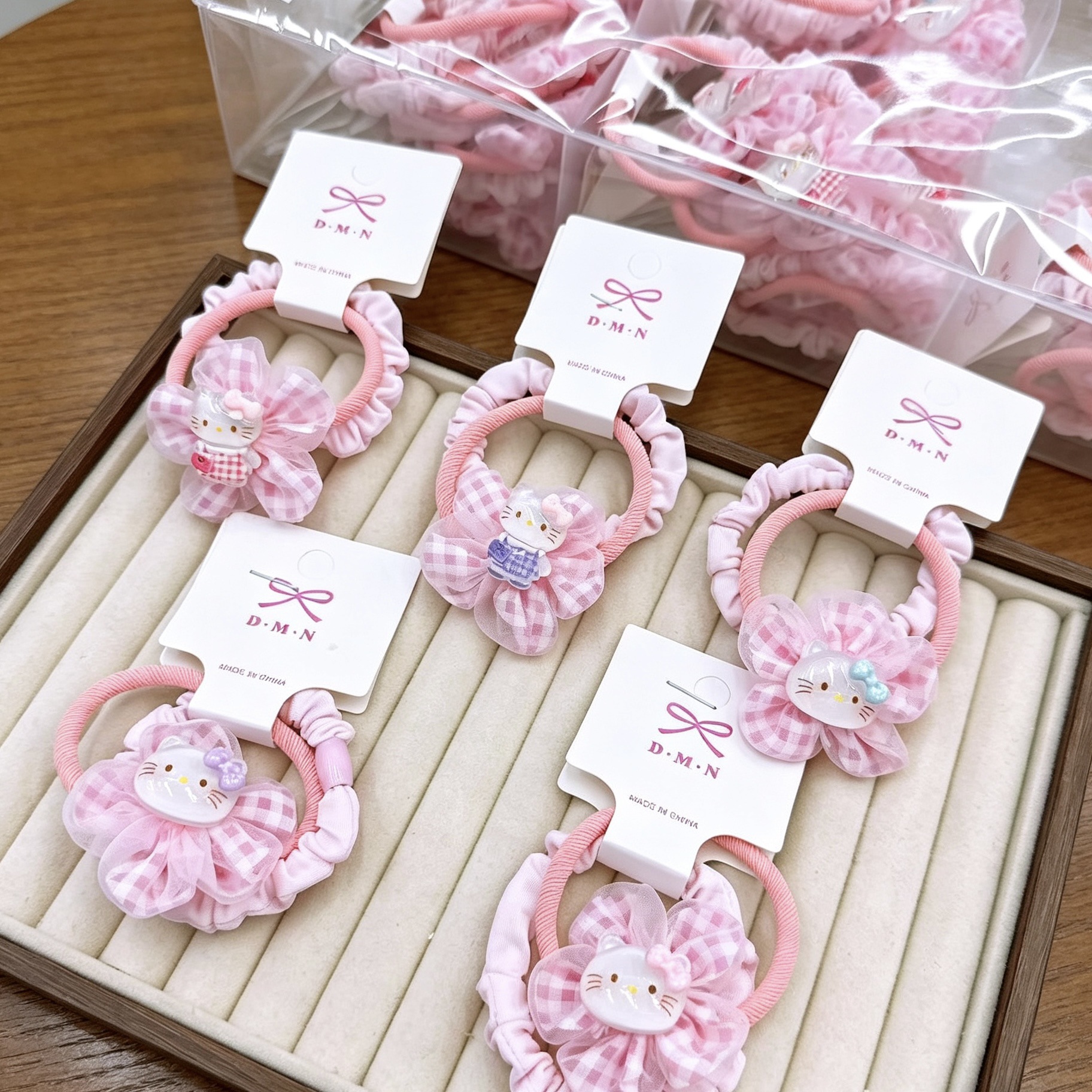 New colorful girl gauze small intestine loop cute chiffon edge hair loop high elasticity rubber band two pieces of commercial super hair accessory New colorful girl gauze small intestine loop cute chiffon edge hair loop high elasticity rubber band two pieces of commercial super hair accessory