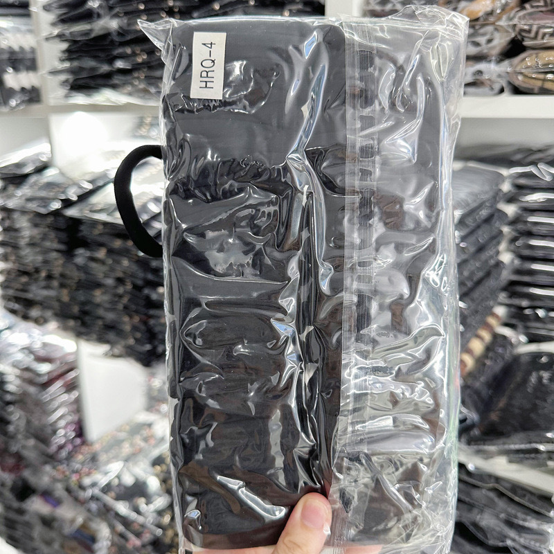 Dongdaemun, South Korea: High elasticity rubber band, nylon, high-quality hair rope, premium source, high ponytail headband, hair accessories wholesale