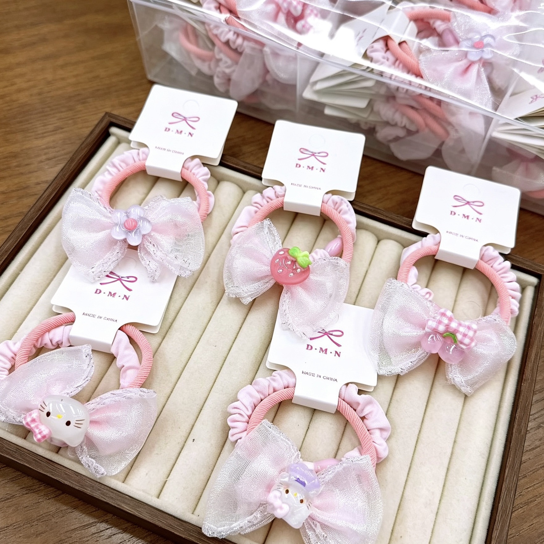 New colorful girl gauze small intestine loop cute chiffon edge hair loop high elasticity rubber band two pieces of commercial super hair accessory New colorful girl gauze small intestine loop cute chiffon edge hair loop high elasticity rubber band two pieces of commercial super hair accessory