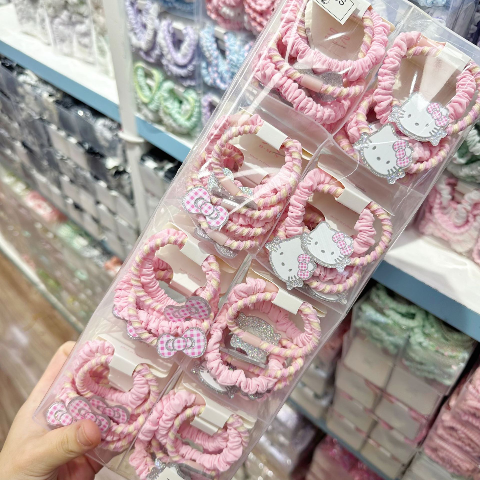 Korean Lace Butterfly Knot Hair Rope Girl Lace Small Intestine Loop High Elasticity Student Elastic Band Girl Tie Hair Loop