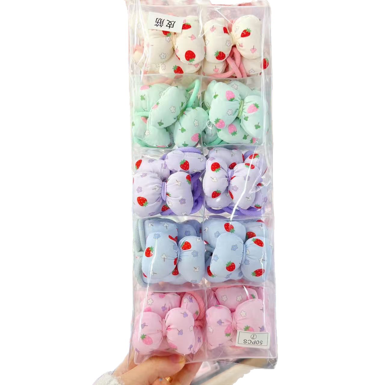 Korean cotton filled bowtie headband fabric student rubber band super fairy girl tying ball ponytail headband Yiwu wholesale Korean cotton filled bowtie headband fabric student rubber band super fairy girl tying ball ponytail headband Yiwu wholesale