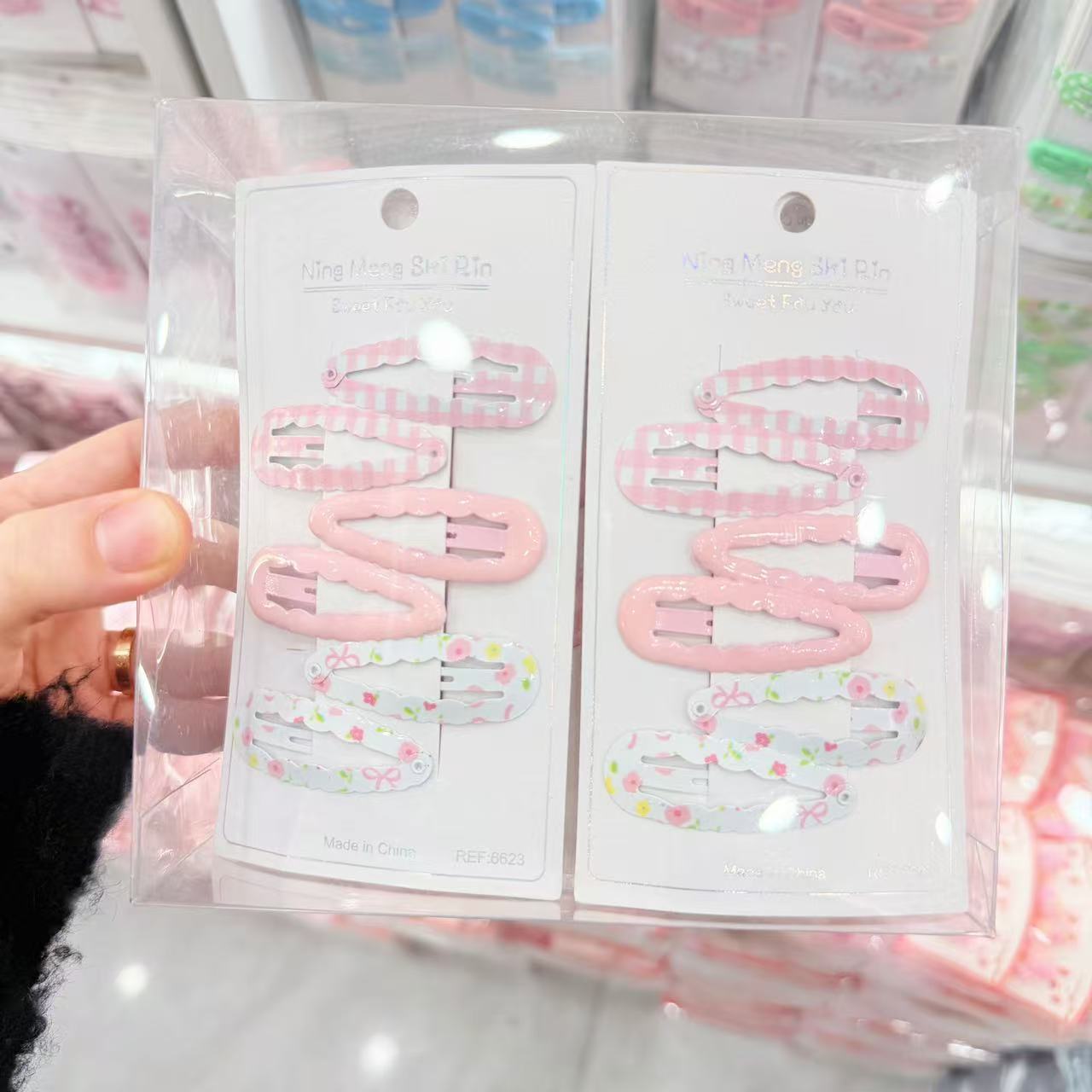 New Korean children's hair clip, girl's bangs clip, colorful water droplet clip, BB clip, side hair clip, primary school student hair clip
