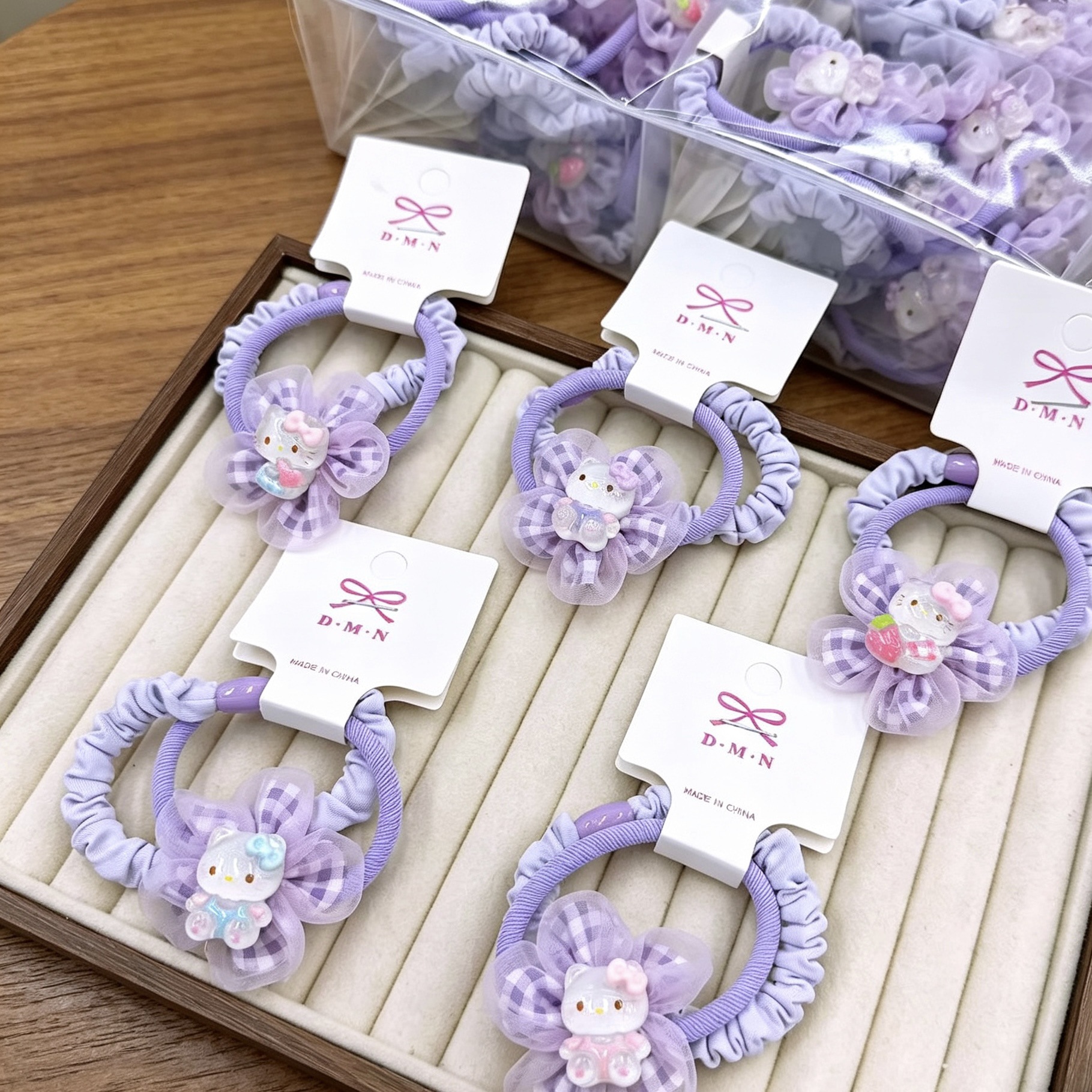 New colorful girl gauze small intestine loop cute chiffon edge hair loop high elasticity rubber band two pieces of commercial super hair accessory New colorful girl gauze small intestine loop cute chiffon edge hair loop high elasticity rubber band two pieces of commercial super hair accessory