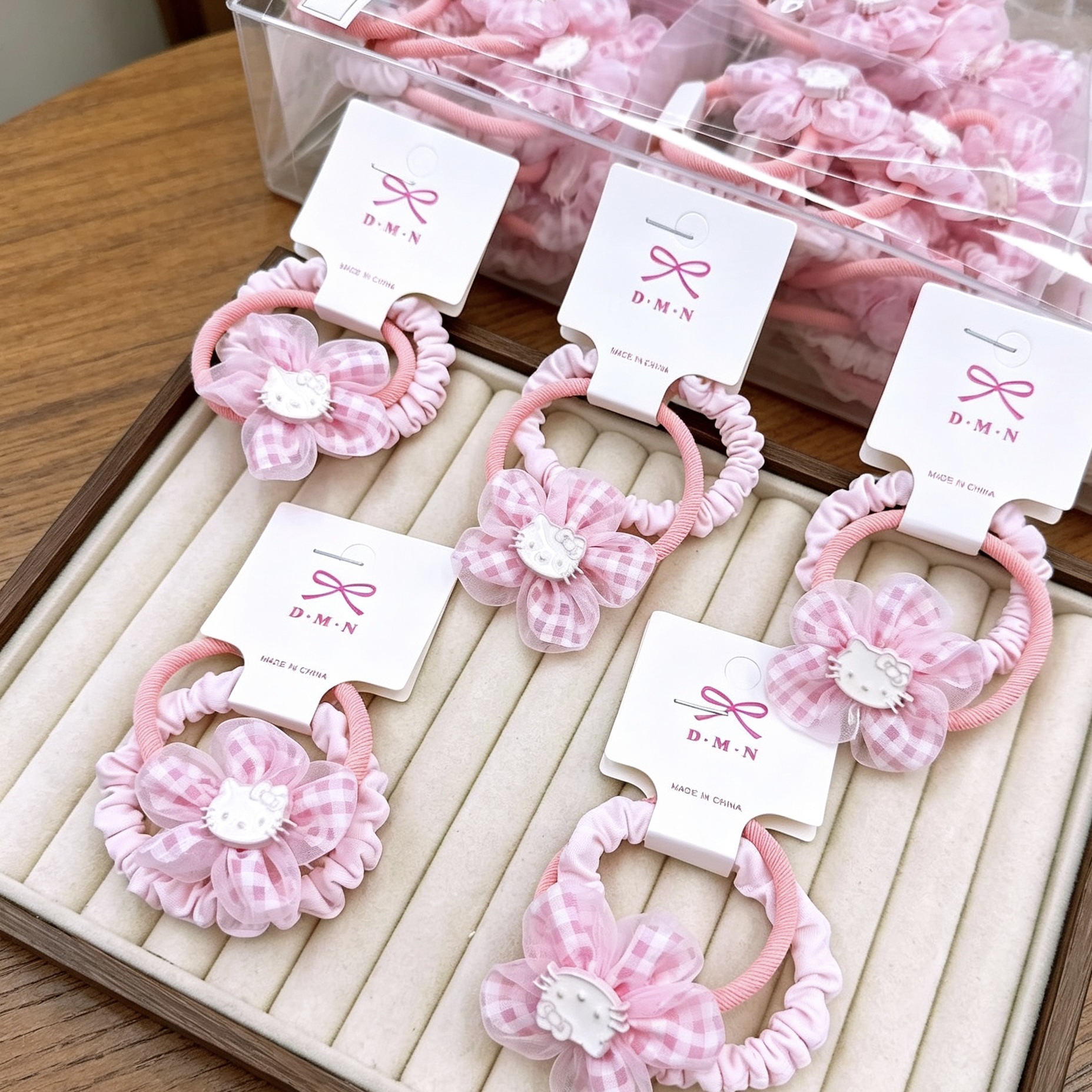New colorful girl gauze small intestine loop cute chiffon edge hair loop high elasticity rubber band two pieces of commercial super hair accessory New colorful girl gauze small intestine loop cute chiffon edge hair loop high elasticity rubber band two pieces of commercial super hair accessory